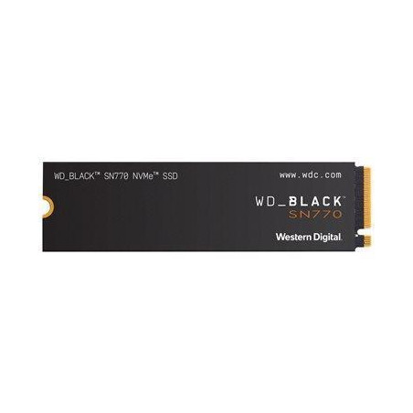 SSD|WESTERN DIGITAL|Black SN770|500GB|M.2|PCIe Gen4|NVMe|Write speed 4000 MBytes/sec|Read speed 5000 MBytes/sec|WDS500G3X0E