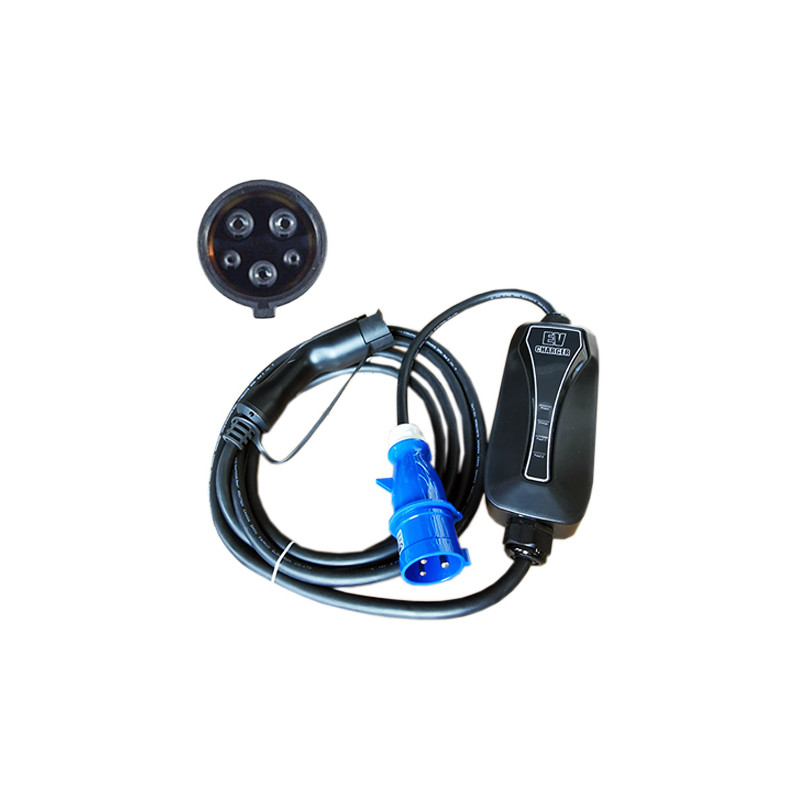 Elektromobilio nešiojamas įkroviklis Type 1 - CEE, 6-32A, 7.2kW, 1-fazė, 5m