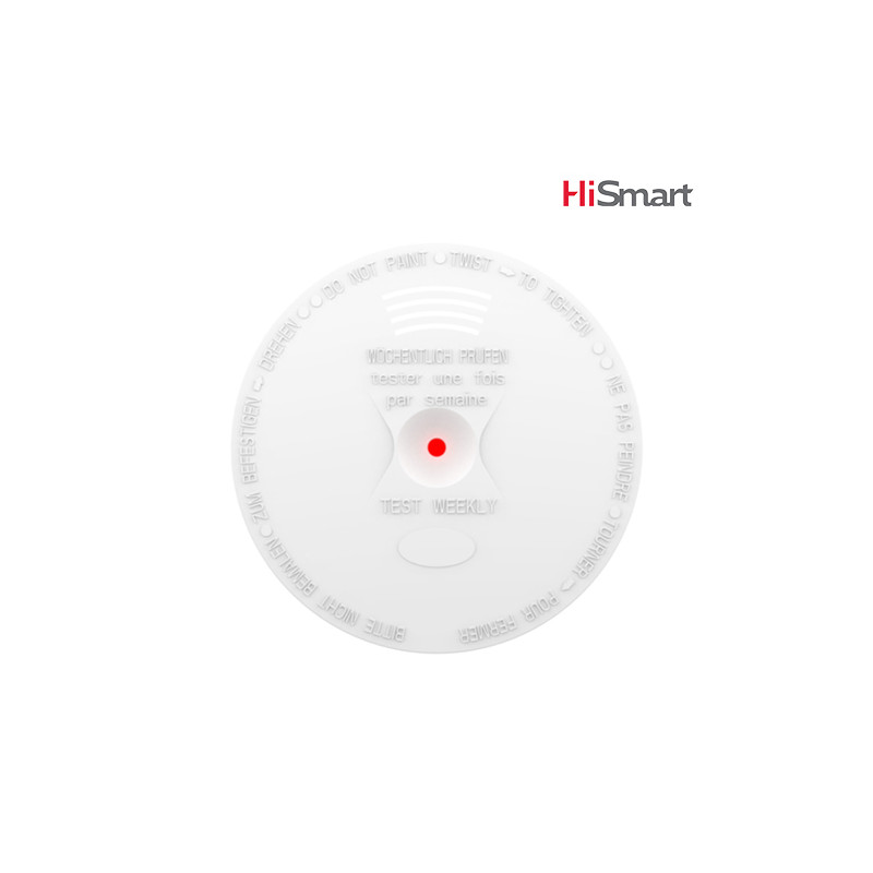 HiSmart bevielis dūmų detektorius (sertifikatas BS EN 14604:2005)