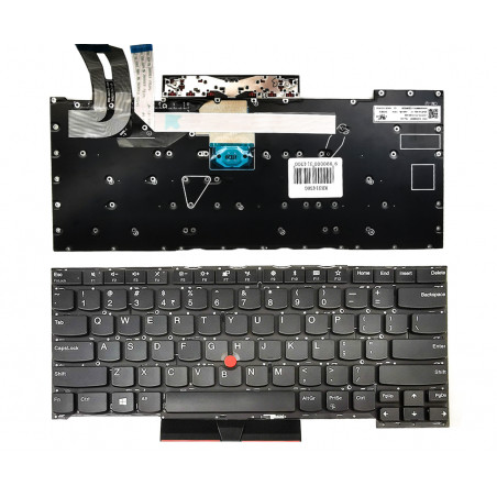 Klaviatūra LENOVO ThinkPad T490s, T495s (US)