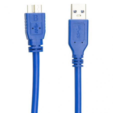 Kabelis USB 3.0 Type-A Micro USB, 0.5m