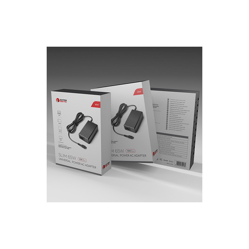 Universalus nešiojamų kompiuterių kroviklis 65W