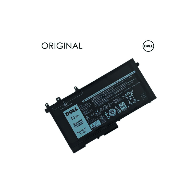 Nešiojamo kompiuterio baterija DELL D4CMT, 4254mAh, Originali