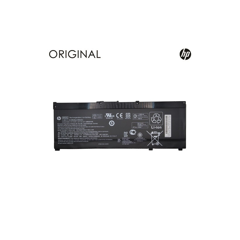 Nešiojamo kompiuterio baterija HP SR03XL, 4550mAh, Original