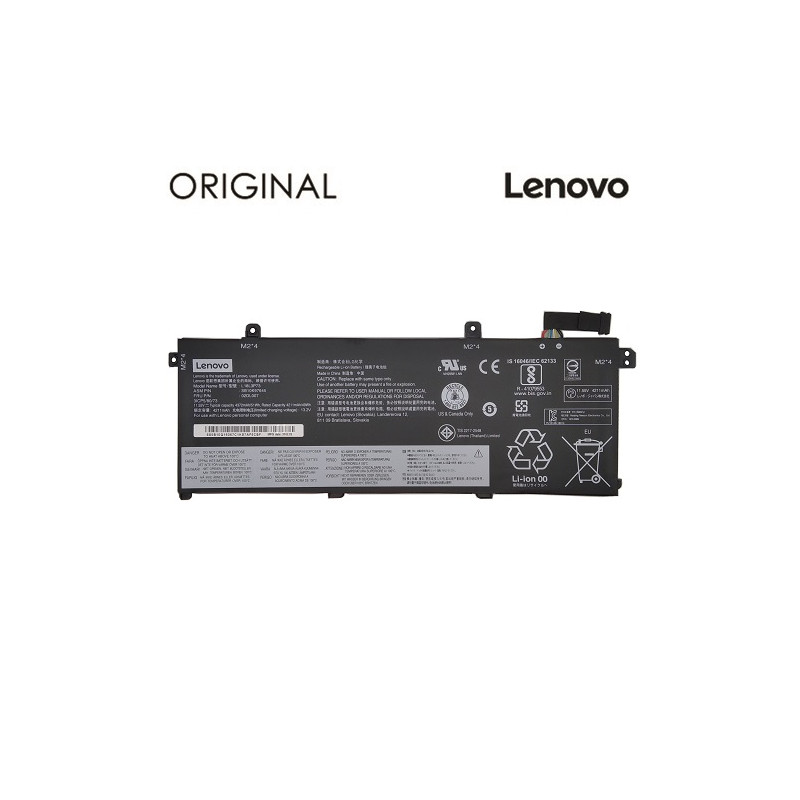 Nešiojamo kompiuterio baterija LENOVO L18L3P73, 4211mAh, Original