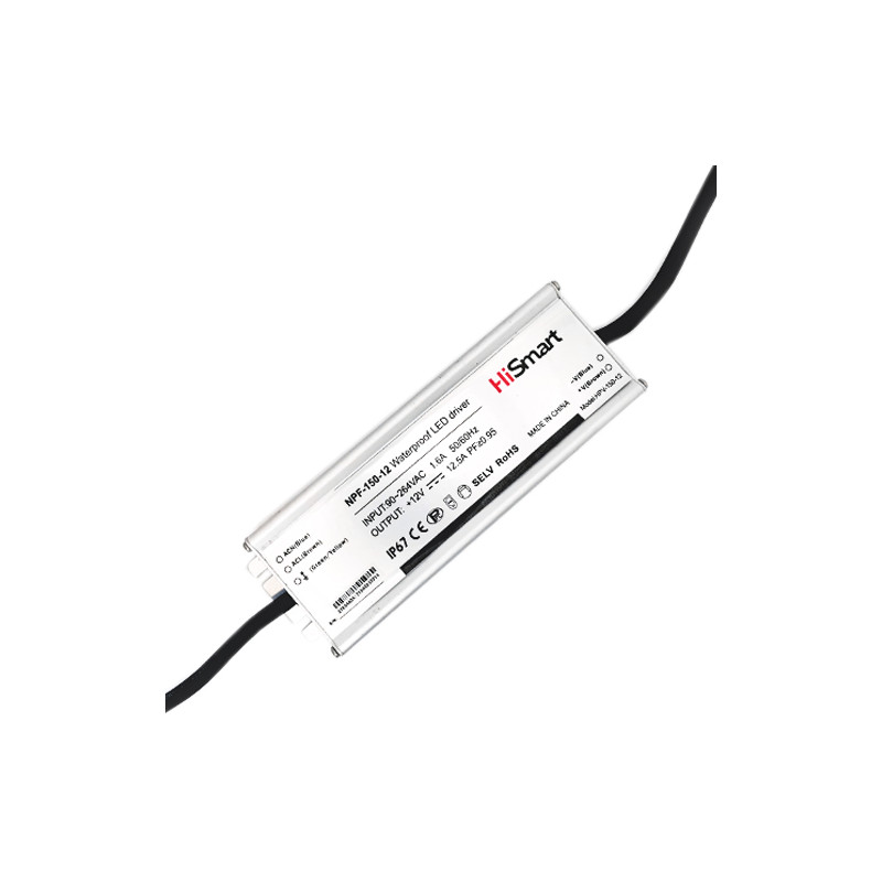 Maitinimo šaltinis 12V, 12.5A, 150W, PFC, IP67