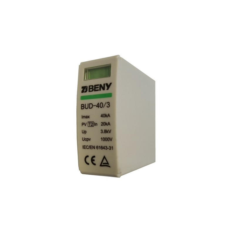 PV atsarginis SPD modulis, 1000V DC, 40kA, T2