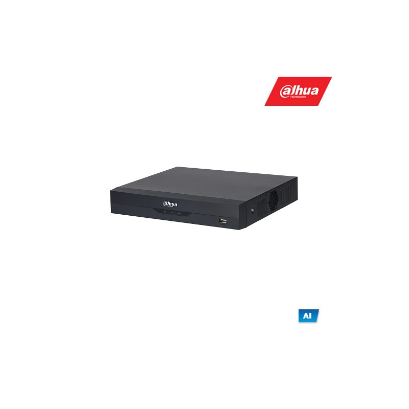 IP įrašymo įrenginys 8kam. 1HDD, 80Mbps, 1kn. 8MP, 8kn. 2MP 1080P, H.265+, easy4ip