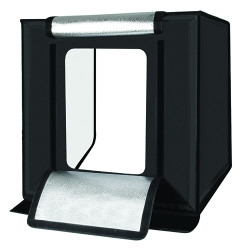 Fotografavimo dėžė su LED apšvietimu, 40x40x40cm