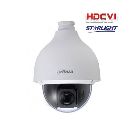 HD-CVI valdoma kam. 2MP STARLIGHT STARVIS sensorius, 0.005Lux, x25, IP67, IK10