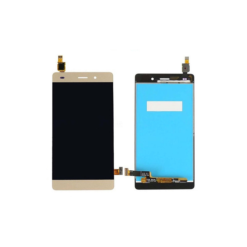 Ekranas LCD Huawei P8 Lite (auksinis) restauruotas