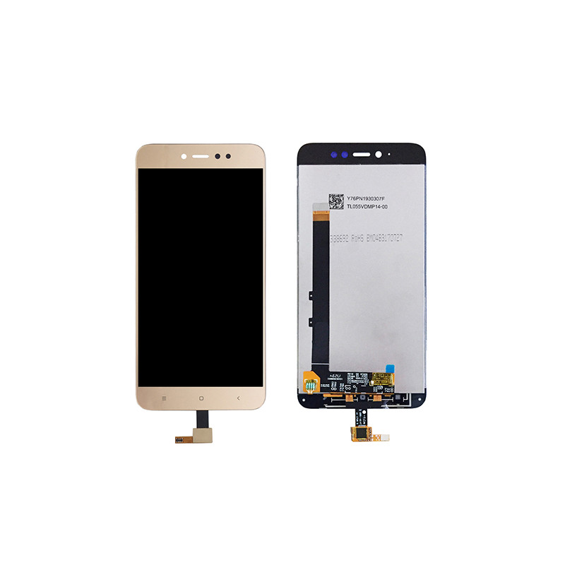 Ekranas LCD Xiaomi Redmi Note 5A Prime (auksinis) Restauruotas
