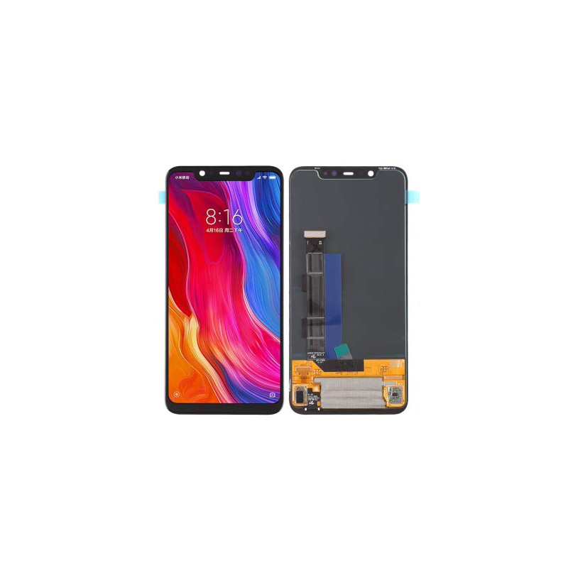 Ekranas LCD Xiaomi Mi 8 (juodas) ORG