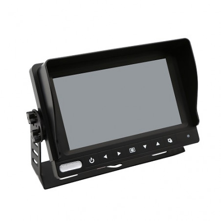 Automobilinis CCTV monitorius 7 colių, vandeniui atsparus IP69k