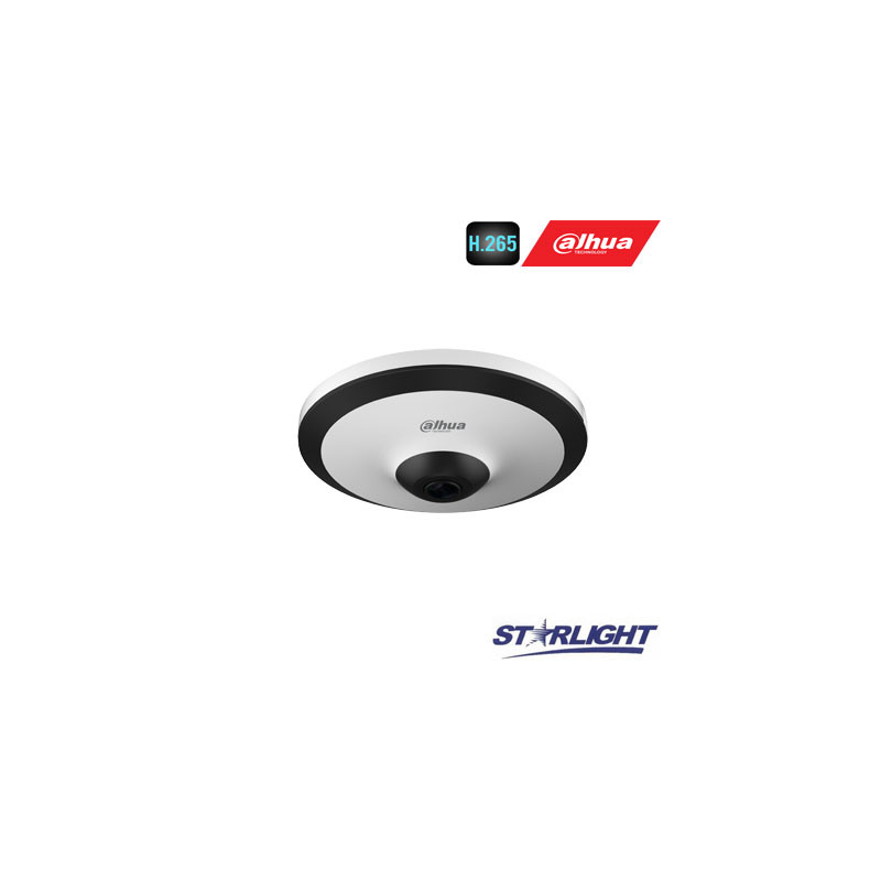Fish-Eye IP kamera EW5541-AS. STARLIGHT 5MP 25fps. 360 , IR iki 10m., IVS, WDR