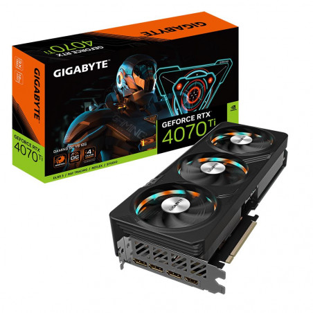 Graphics Card|GIGABYTE|NVIDIA GeForce RTX 4070 Ti|12 GB|GDDR6X|192 bit|PCIE 4.0 16x|GPU 2640 MHz|1xHDMI|3xDisplayPort|GV-N407TGA
