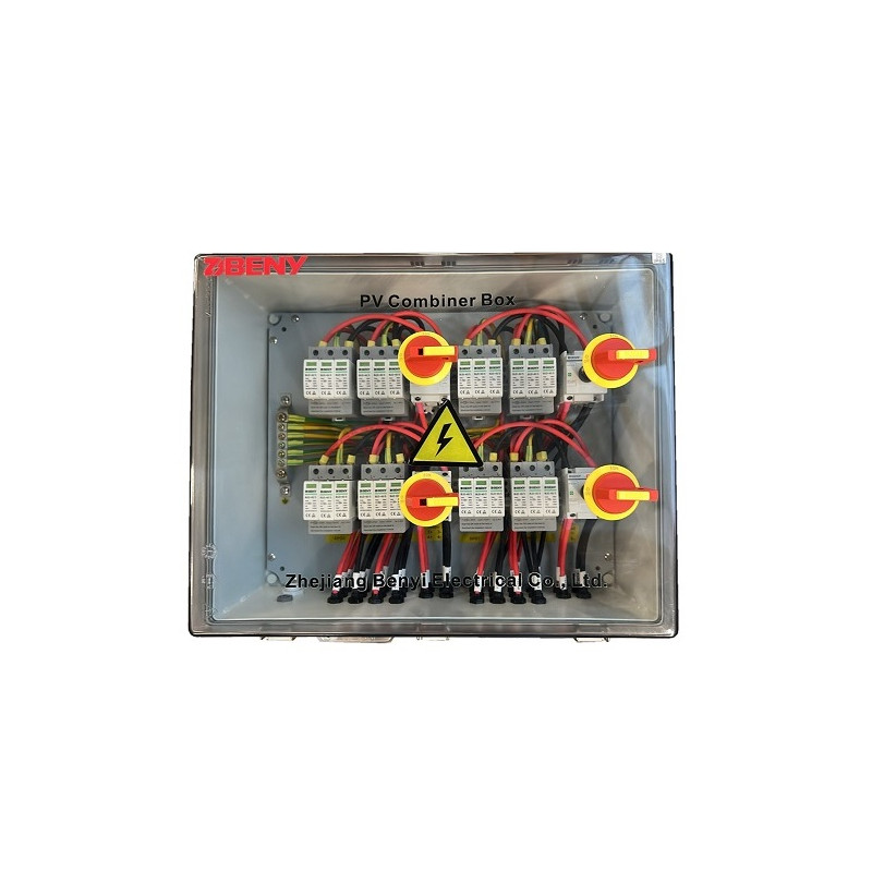 PV atjungimo skydelis, DC 8in-8out, išorinis