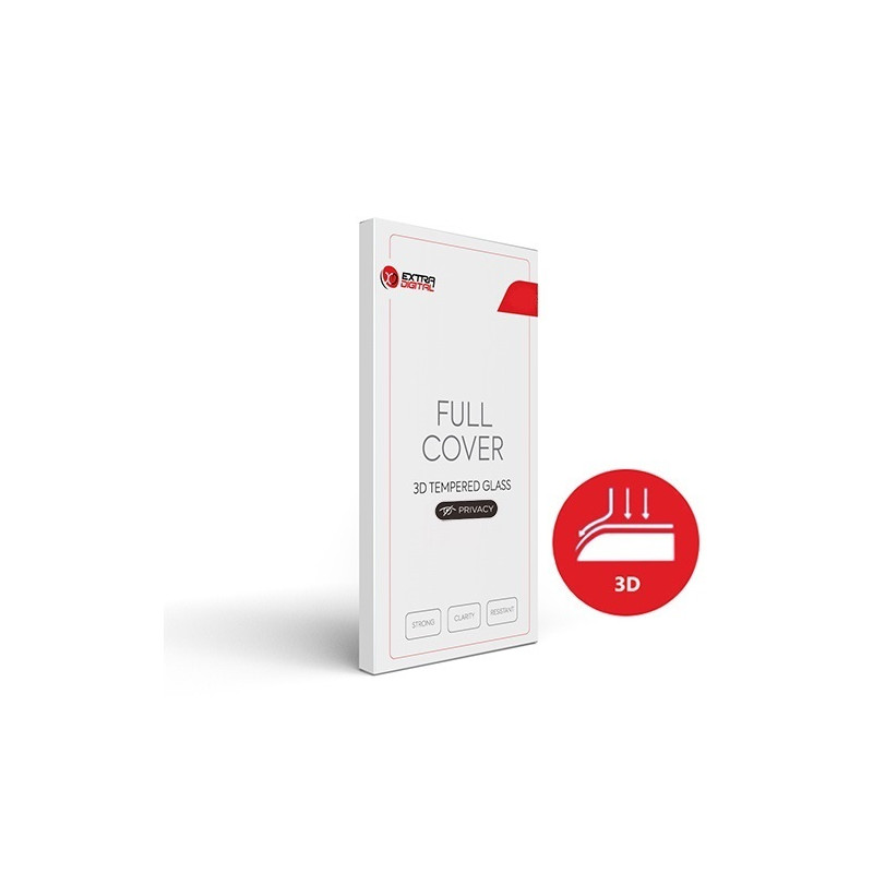 Apsauginis stiklas APPLE iPhone 15 Plus (3D) su privatumo filtru