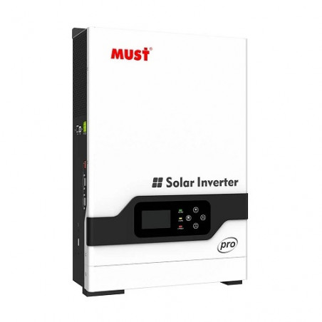 Inverteris MUST PV18-3024PRO, 3kW, 1-fazis, 24V, 80A MPPT, 450V