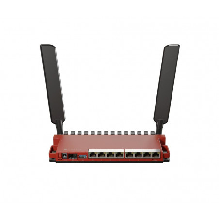 Wireless Router|MIKROTIK|Wireless Router|Wi-Fi 6|IEEE 802.11ax|USB 3.0|8x10/100/1000M|1xSPF|Number of antennas 2|L009UIGS-2HAXD-