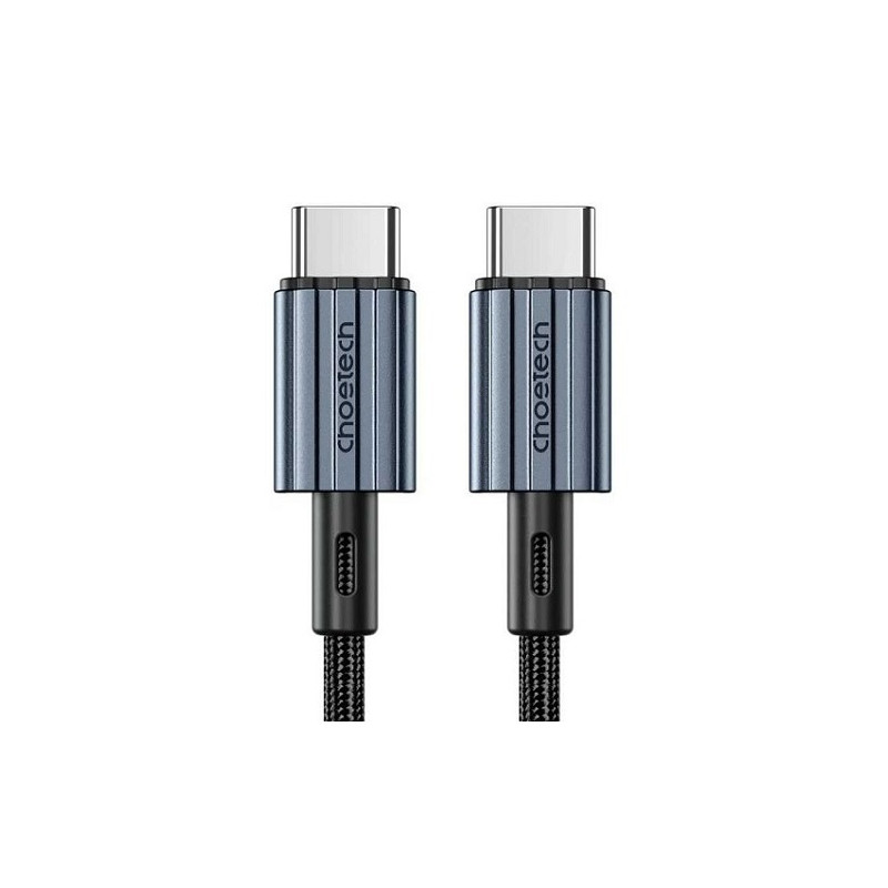Kabelis CHOETECH Type-C - Type-C, PD60W, juodas, 2m