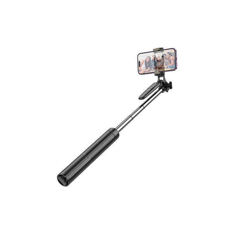 Asmenukių lazda HOCO K19 (Selfie Stick) / trikojis, 157cm, BT