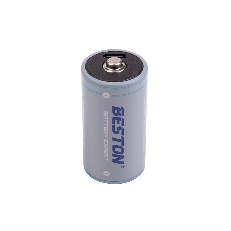 Baterija C įkraunama su USB-C lizdu, 1.5V, 2300mAh, Li-Ion