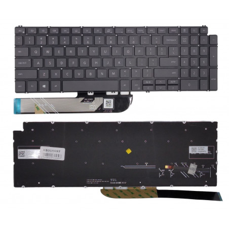 Klaviatūra DELL Inspiron 5584, 5590, 5593, 5594, 5598 su pašvietimu