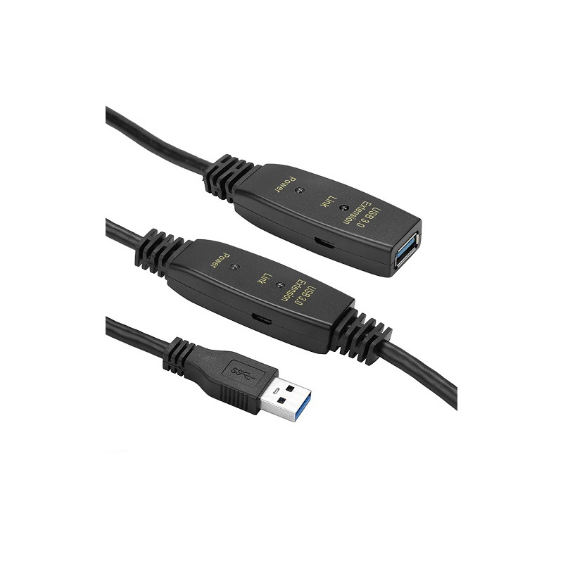 Aktyvus kabelis ilgiklis USB 3.0 AF AM, 10m
