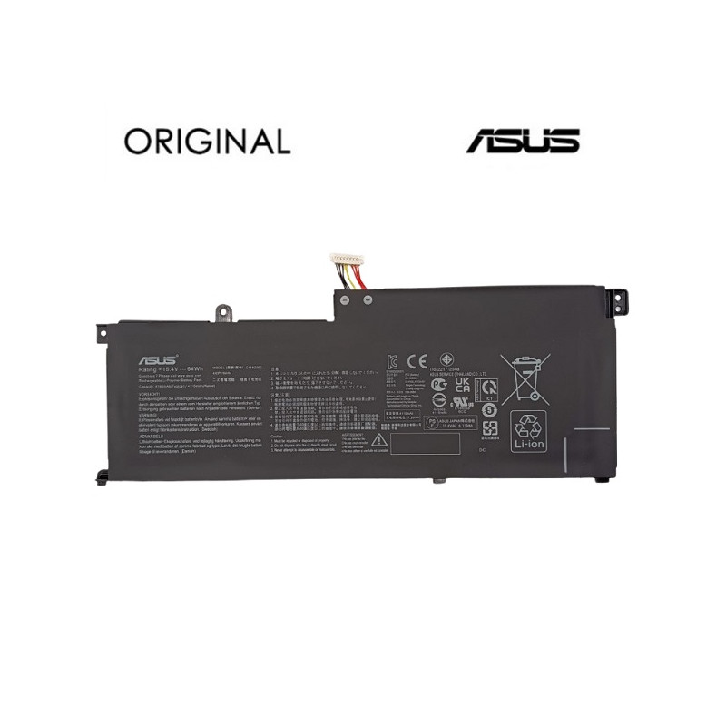 Nešiojamo kompiuterio baterija ASUS C41N2002, 4115mAh, Original