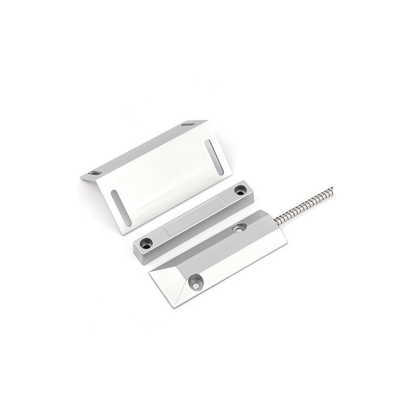 Magnetinis kontaktas, paviršinis, metalinis, NC, 50-70 mm, su laikikliu