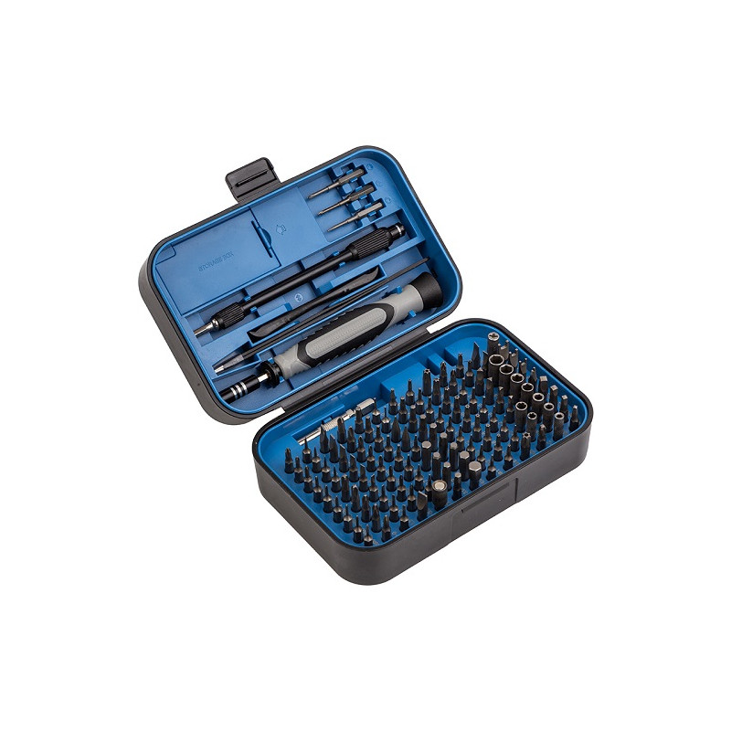 Magnetinių precizinių atsuktuvų rinkinys, 130vnt.