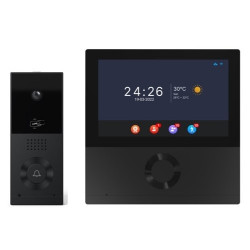 Domofonas su monitoriumi, Tuya, Wi-Fi, dvilaidis