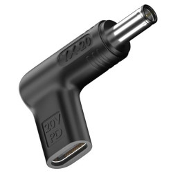 USB Type-C į DC 6.0x3.7 mm adapteris