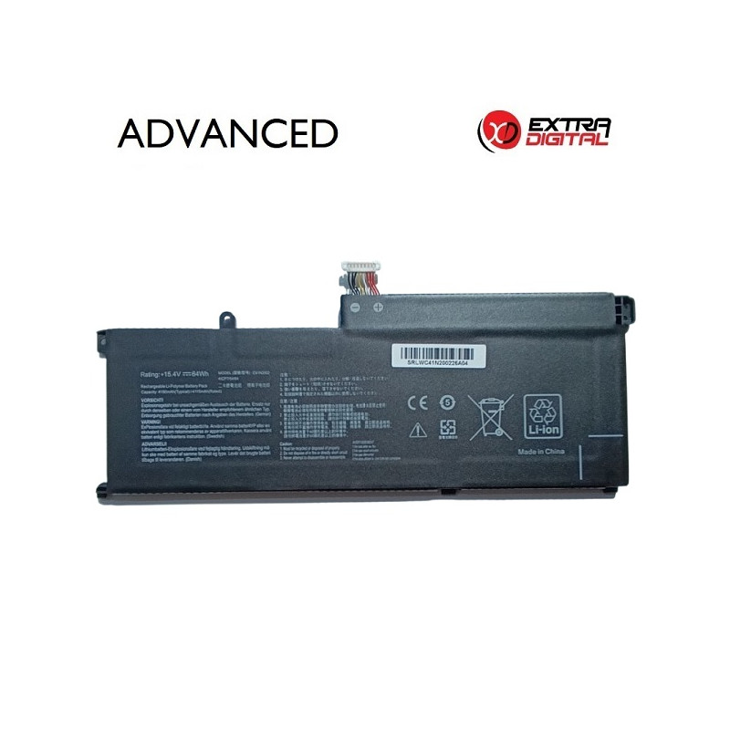 Nešiojamo kompiuterio baterija ASUS C41N2002, 4115mAh, Extra Digital Advanced