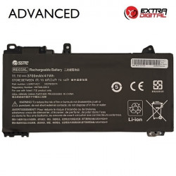 Nešiojamo kompiuterio baterija HP RE03XL, 3700mAh, Extra Digital Advanced