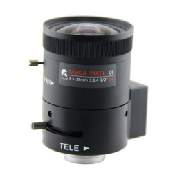 Objektyvas HD 1/2" 3.5-18mm 03518DC