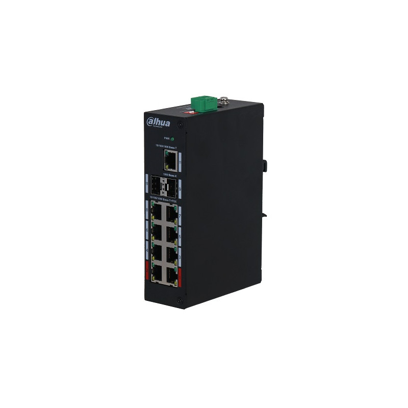 PoE šakotuvas 8*1000Mbps PoE portai, Uplink 1000Mbps, 120W