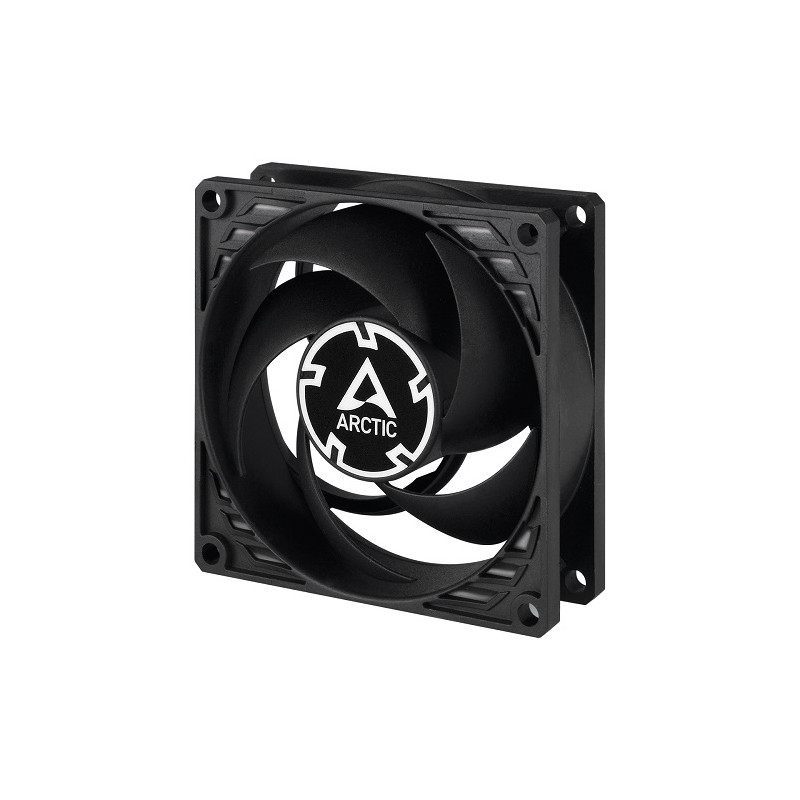 ARCTIC P8 Silent ypač tylus korpuso ventiliatorius, 3-pin, 80mm, juodas