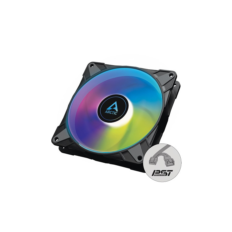 ARCTIC P14 PWM PST A-RGB korpuso ventiliatorius, 4-pin, 140mm, juodas
