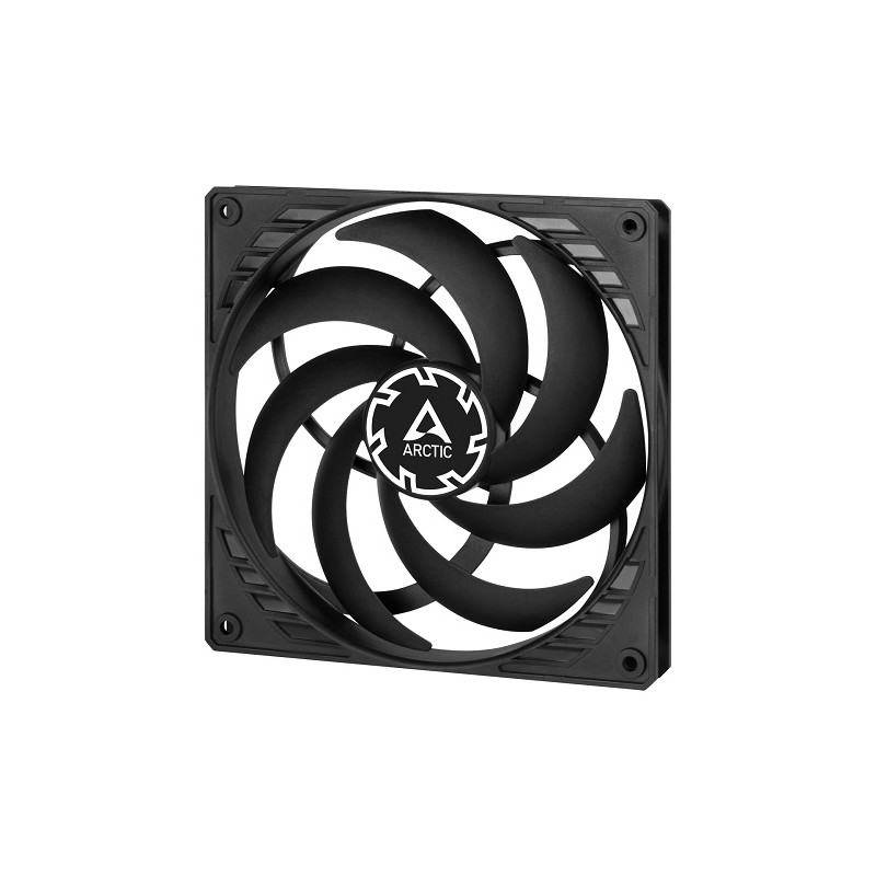 ARCTIC P14 SLIM PWM PST korpuso ventiliatorius, 4-pin, 140mm, siauras, juodas