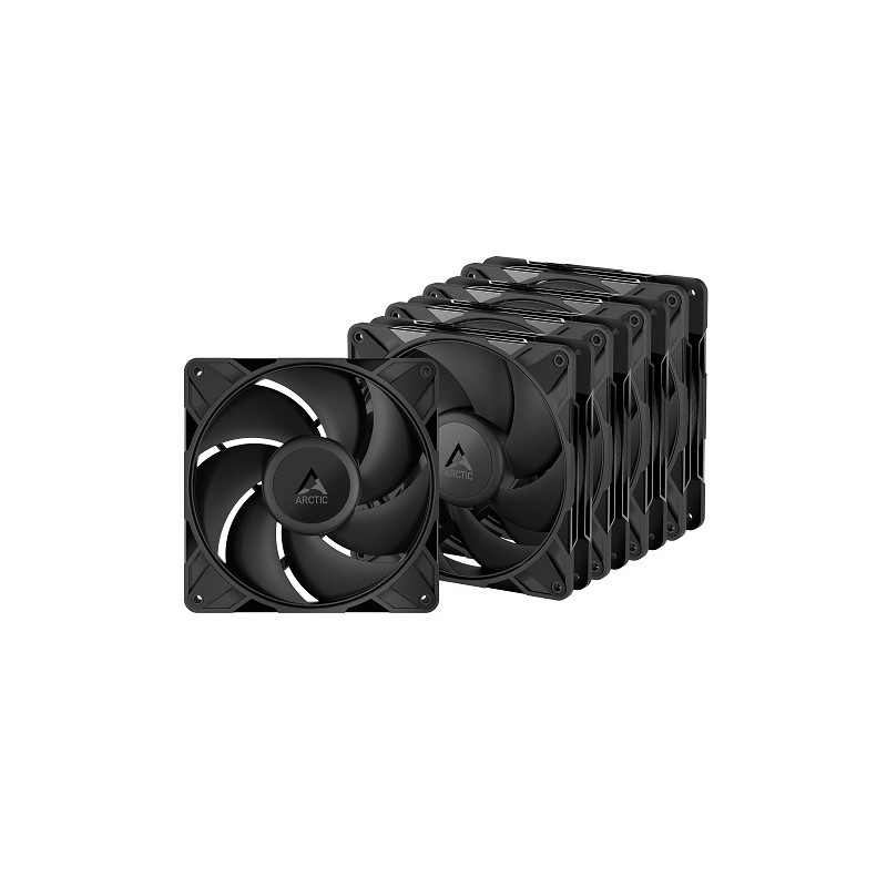 ARCTIC P14 PRO PWM PST korpuso ventiliatoriai, 4-pin, 140mm, juodi, 5vnt.