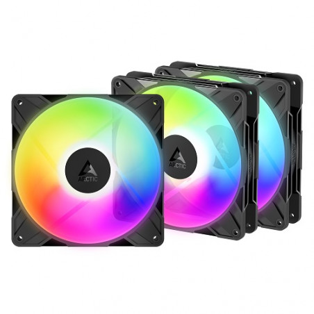 ARCTIC P14 PRO Reverse PWM PST A-RGB korpuso ventiliatoriai, 4-pin, 140mm, 3vnt.