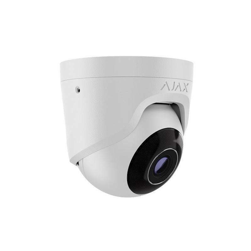 AJAX TurretCam IP kamera, 8MP, 2.8mm (balta)
