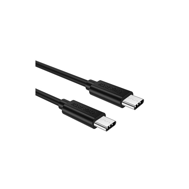 Kabelis CHOETECH Type-C - Type-C, PD20W, juodas, 3m