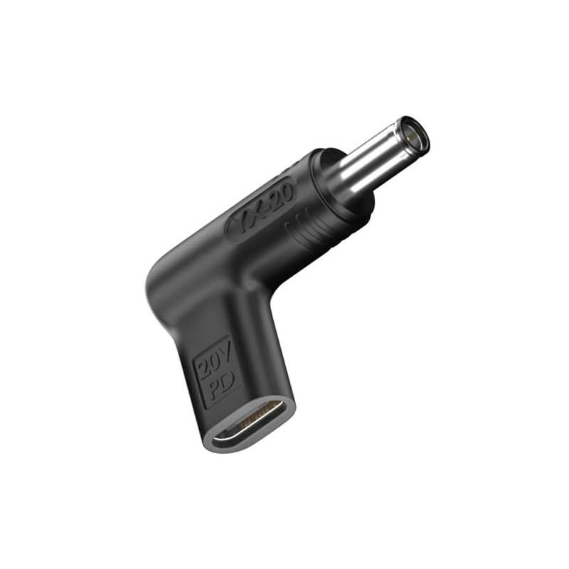 USB Type-C į DC 6.0x3.7 mm adapteris
