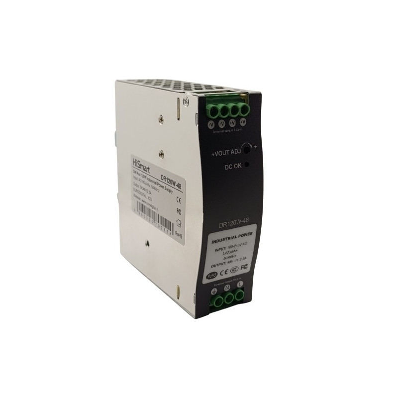 Maitinimo šaltinis 48V, 2.5A, 120W, DIN