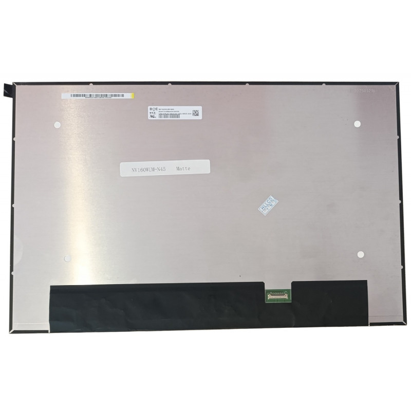 Ekranas 16.0", 1920x1200, 60Hz, matinis, 30pin, dešinėje, IPS