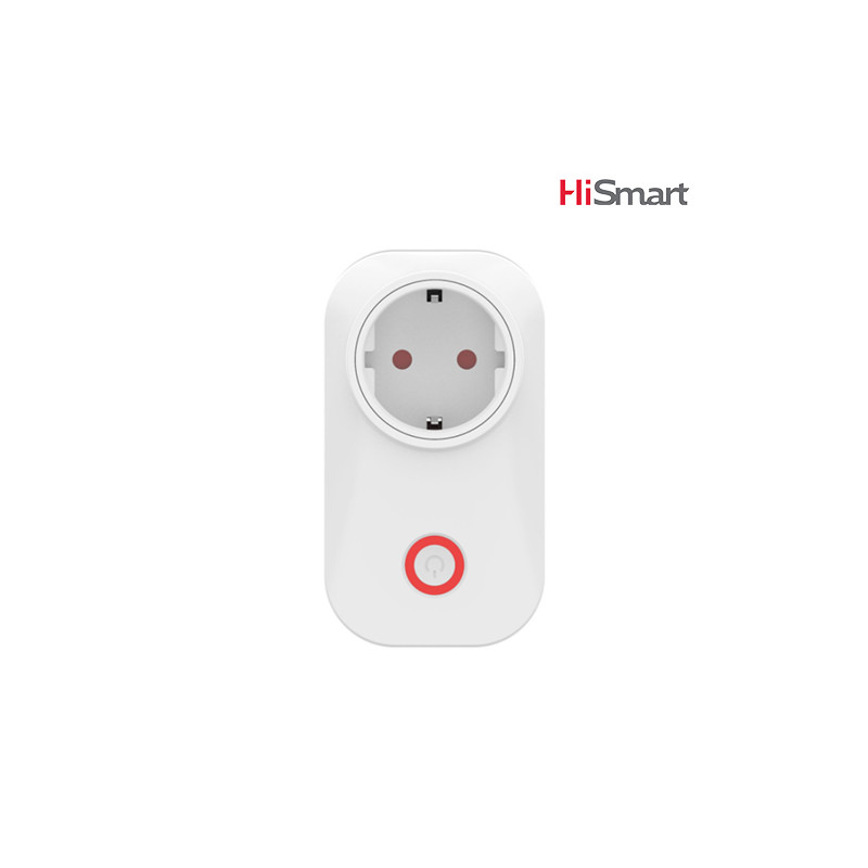 HiSmart išmanusis kištukinis lizdas su nuotoliniu įjungimo/išjungimo mygtuku