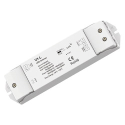 V1-L nuolatinės įtampos valdiklis 12-48V, 1x15A, Push-Dimm